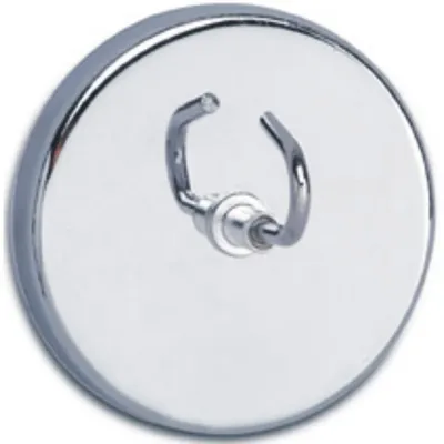 Produktbild von MAUL Magnet rund 1 Stück 9 kg Stahl Metall Ferrit Ø 5.15 x 3.5 cm silber