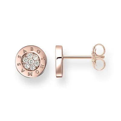 Produktbild von Damen Ohrstecker mit Zirkonia, Thomas Sabo aus 925er Silber, IP Rosé