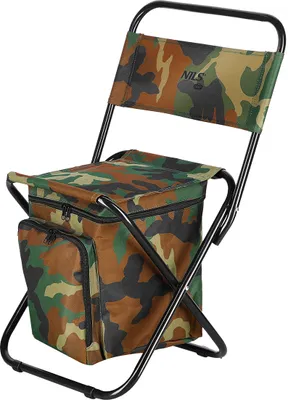 Image de Chaise pliante avec rangement NILS Camp NC3012 camouflage