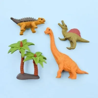 Produktbild von Dinosaurier 2 Rätsel Radiergummi-Set