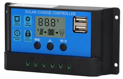 MPPT Solar Laderegler 12V/24V 100A mit LCD-Display