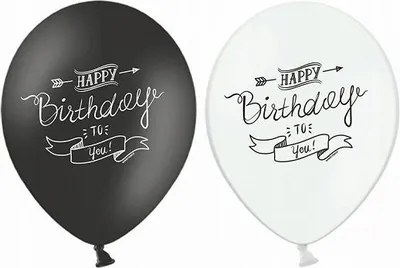 Produktbild von Luftballons 30cm, Happy Birthday, Pastellmix, 1 Stk.