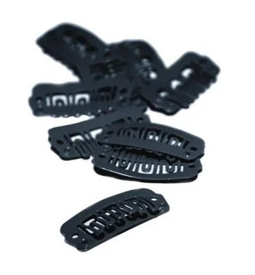 Produktbild von Balmain Double Hair Clips 10 Stückblack