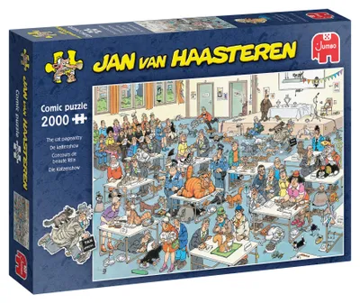 Produktbild von Jan van Haasteren - Die Katzenshow - 2000 Teile, 2000 Stück(e), Landschaft, 15 Jahr(e)