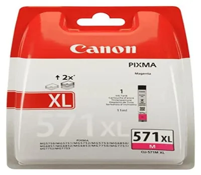 Produktbild von Canon CLI-571XL M Originaltinte in Magenta für hochwertige Druckergebnisse