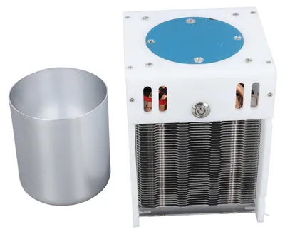 Produktbild von Getränkekühler, einstellbare Temperatur, schnelle Kühlung, tragbarer Getränkekühler mit Tasse für Auto, Camping, Büro, 12 V