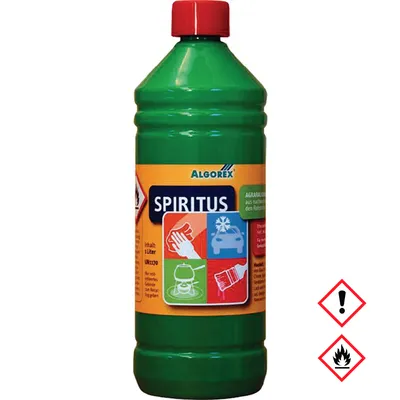 Produktbild von Brennspiritus 1l Flasche ALGOREX