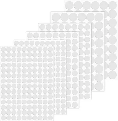Produktbild von Weisse selbstklebende Schraubabdeckungen 12-21 mm PVC