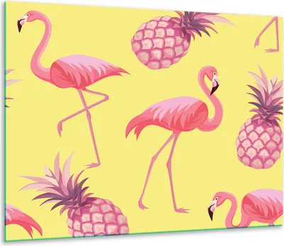 Obrázek produktu pro Kryt varné desky Skleněný kryt varné desky 60x52cm Flamingo