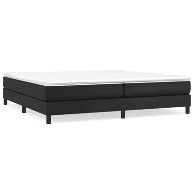Obrázek produktu pro vidaXL Box spring bed frame black 200x200 cm Imitace kůže