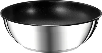 Obrázok produktu pre Tefal L97377, Wok/panvica na vysmážanie, Nerezová oceľ, Nerezová oceľ, Titán, Termo indikátor, Oddeliteľný