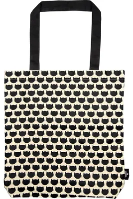 Immagine prodotto di moses. Ed, The Cat Shopper Cats Allover Umhängetasche, 42 cm, schwarz