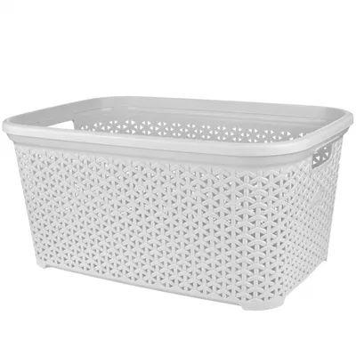 Obrázek produktu pro Orion 730536 Koš na prádlo RATAN bílý