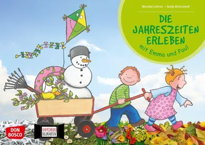 Produktbild von Die Jahreszeiten erleben mit Emma und Paul. Kamishibai Bildkartenset.