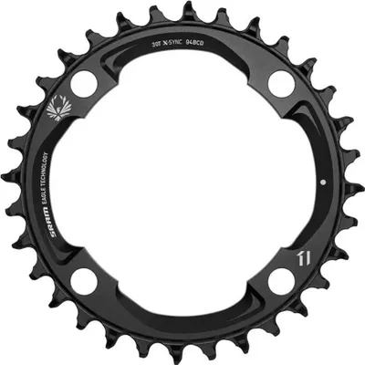 Produktbild von Sram X-sync Eagle 94 Bcd Kettenblatt Schwarz 32t Schwarz 32t