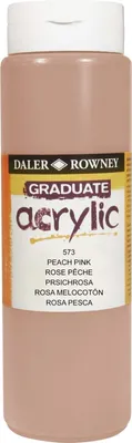 Obrázok produktu pre Daler Rowney Graduate Akrylová farba Peach Pink 500 ml 1 ks