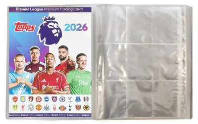 Immagine prodotto di Topps - Figurine della Premier League 2025/26 - 1 album vuoto