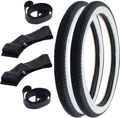 Produktbild von 2x Reifen Weißwand Citomerx H-675 2.25-19 (2 1/4 x 19 - 23 x 2,25) 41J TT + Schlauch + Felgenband