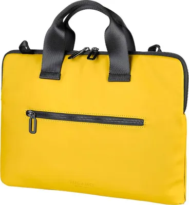 Image de Tucano Gommo Sac MacBook 13"-14" – Poche interne pour ordinateur portable – Poche externe pour accessoires – Grand compartiment interne - Jaune
