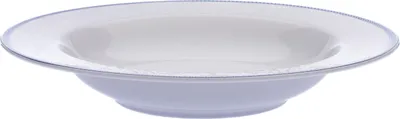 Obrázok produktu pre Thun 1794 Extra hlboký tanier, 330 ml, český porcelán, biela čipka, modrý okraj, Thun