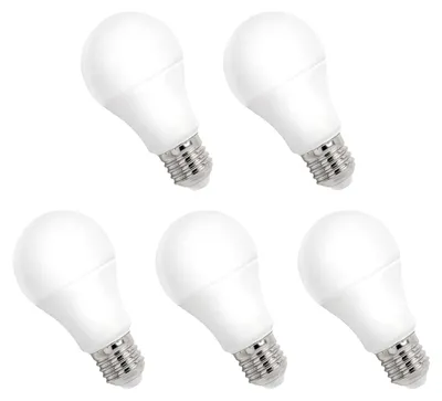Produktbild von Spectrum E27 LED-Lampe A60 13W 1370lm 6000K tageslichtweiß 5 Stück