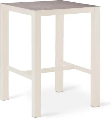 Produktbild von Bartisch Rhodos 80 x 80 x 109 cm Aluminium HPL Beige