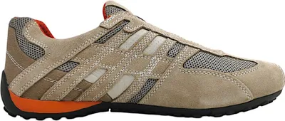 Imagen del producto de Zapatos Geox para hombre, modelo Snake, tipo zapatilla, color beige, para uso casual