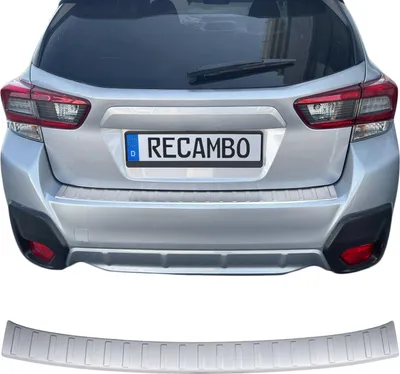 Zdjęcie produktu dla Matowa osłona progu bagażnika ze stali nierdzewnej, pasująca do Subaru XV II | Rok produkcji 2017–2023