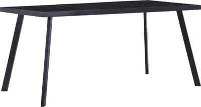 Produktbild von Esstisch Schwarz 180 x 90 x 75 cm Hartglas