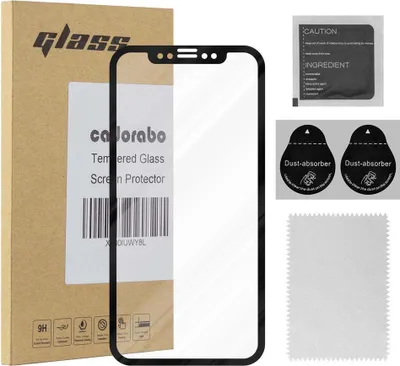 Obrázek produktu pro Cadorabo Armour Film pro Apple iPhone X / XS Full Screen Protective Film in Black Tempered Display Protective Glass
