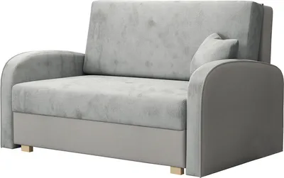 Produktbild von MIRJAN24 Schlafsofa Viva Soft II, Stilvoll Polstersofa, Polstersofa mit Schlaffunktion und Bettkasten (Farbe: Mono 244 + Sorriso 4)