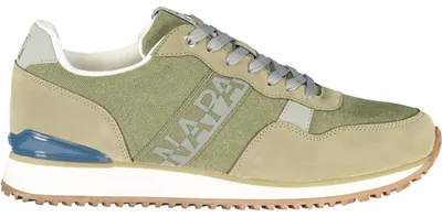 Produktbild von Grüne Herrensportschuhe mit Kontrastdetails und herausnehmbarem Fußbett