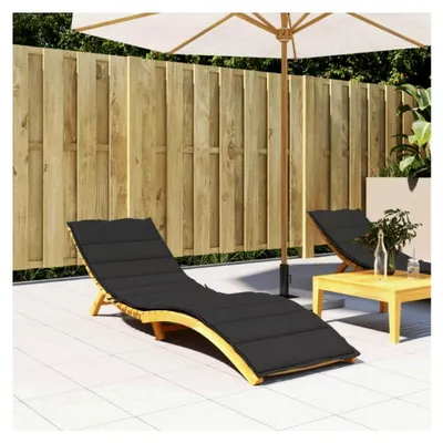 Produktbild von Sonnenliegenauflage Schwarz 200x50x3 cm Oxford-Gewebe