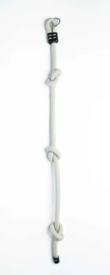 Produktbild von Dice Klettergerüst Zubehör Kletterseil/Knotenseil 260 cm mit beige geflochtenem Seil