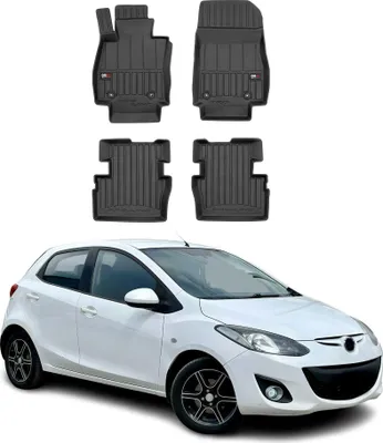 Immagine prodotto di 2014-2025 Mazda 2 Tappetini TPE Nero 4 pezzi