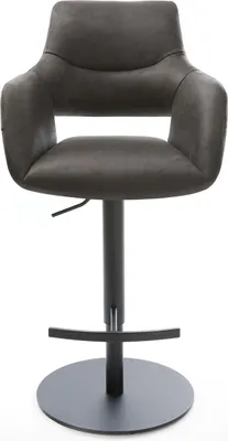 A studio shot of a bar stool.