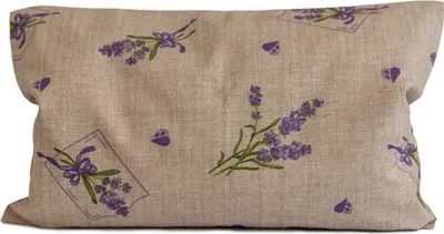 Produktbild von Lavendelkissen 30x20cm, Sorgenfrei + Bio Inlett natur - Bio-Lavendelblüten - Duftkissen Kräuterkissen