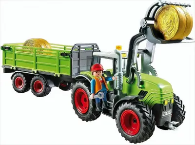 Produktbild von PLAYMOBIL - Riesen-Traktor mit Anhänger