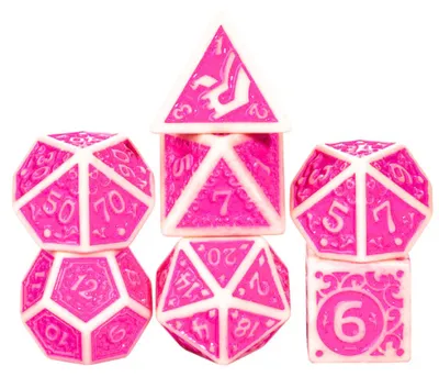 Produktbild von Foam Brain Games Würfelset RPG Fuscia Depths mehrfarbig Kunststoff