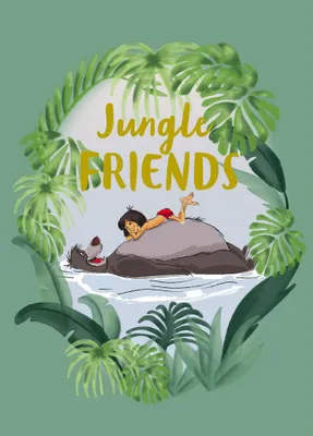 Produktbild von Poster Disney Das Dschungelbuch – Mowgli und Baloo, die Freunde aus dem Dschungel 40 c