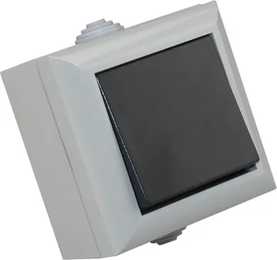 Produktbild von Feuchtraum Schalter Wechselschalter IP54 Aufputz 230V GAO