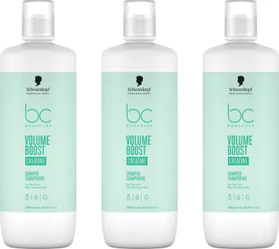 Produktbild von BC Bonacure Volume Boost Shampoo 3x1000 ml