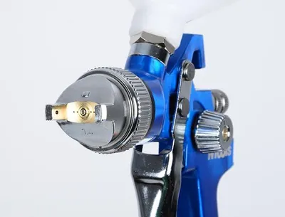 Immagine prodotto di NTools SG 828, pistola a spruzzo HVLP per verniciatura, alimentata ad aria compressa, capacità serbatoio 600 ml | Ugello da 1,3 mm