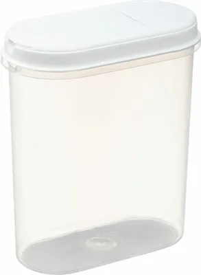 Image de plast team 11260800 plast team Boîte de stockage à sec Margerit, 2,4 litres, blanc