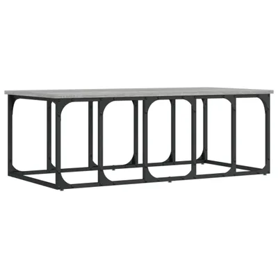 Image de vidaXL Table basse Gris Sonoma 100x50x35,5 cm Bois composite