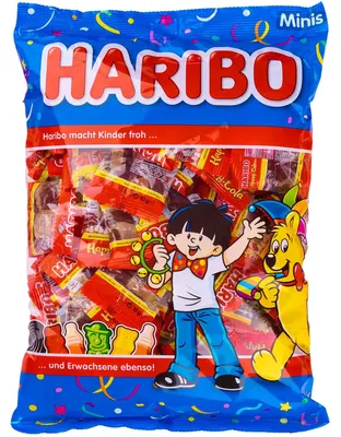 Obrázek produktu pro Haribo Happy Cola Minibeutel Fruchtgummi Cola Flaschen 1000g
