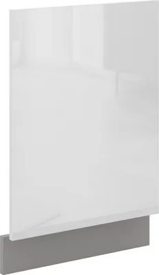 Produktbild von Frontblende Geschirrspüler integriert 45 cm Weiß Hochglanz Küche Bianca Grey