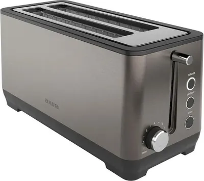 Zdjęcie produktu dla Aiwa KOFOTATSU, 2 kaw., Stal nierdzewna, Stal nierdzewna, Przyciski, Poziom, Obrotowy, 1600 W, 220-240 V