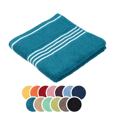 Produktbild von liebling Handtuch Baumwolle, Serie Santos, 500 gr. / m², 50 x 100 cm, , 60 Grad, saugstark, schnelltrocknend, Farbe: petrol