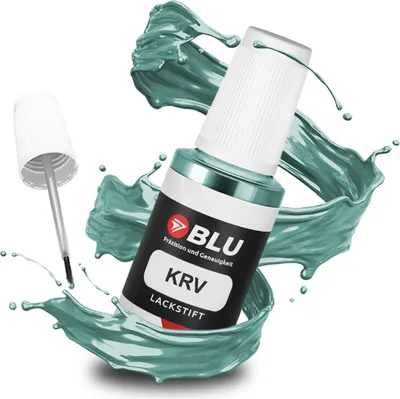 Produktbild von BLU Auto Lackstift Grün kompatibel für Peugeot KRV Vert Romarin | Auto Lack Reparatur Ausbesserungslack